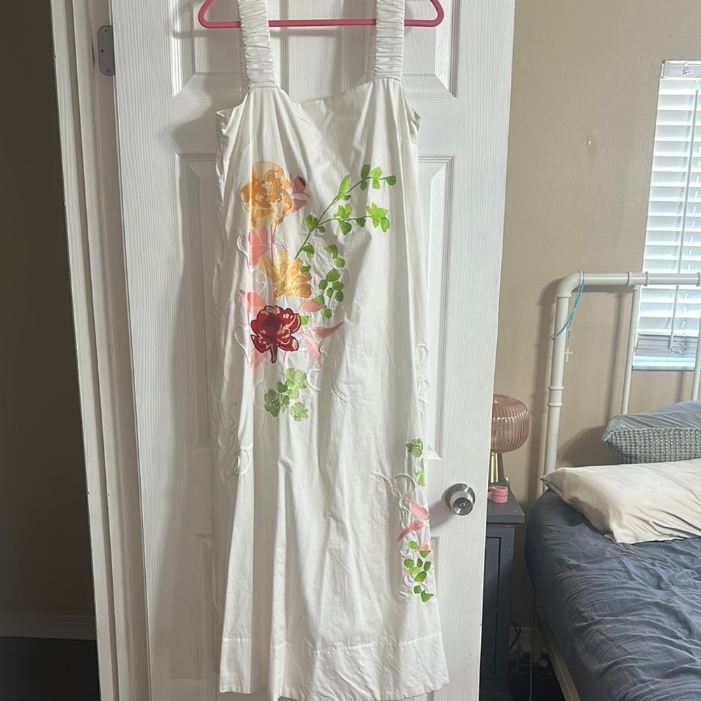 ASOS White Floral Maxi Dress